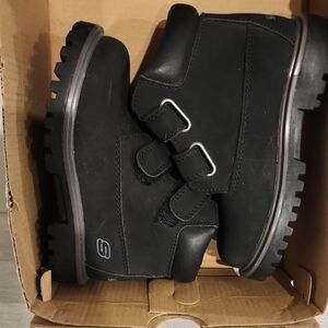 Skechers Kids Black Adventure Boots